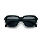 Slate Black Square Sunglasses