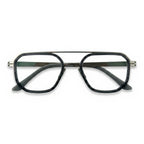 Volt Black Square Eyeglasses