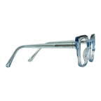 Aurevia Sky blue Cat Eye Eyeglasses folded