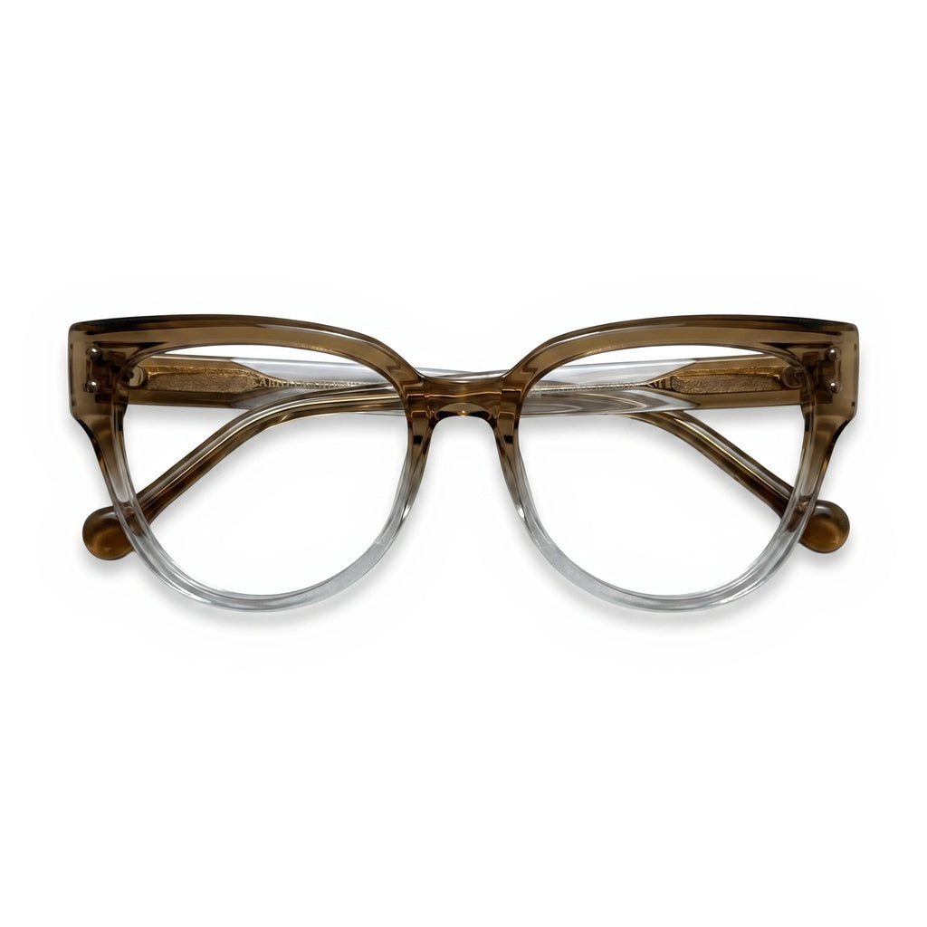 Petra Brownish transpreant Cat Eye Eyeglasses