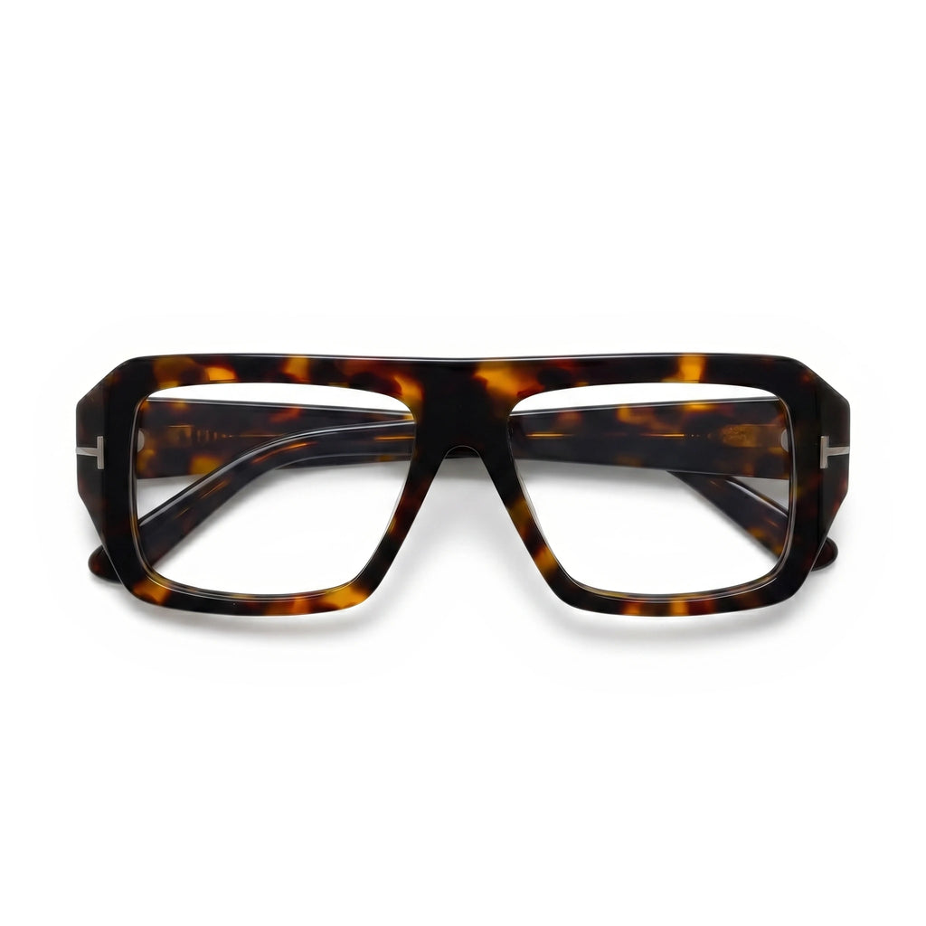 Crag Tortoise Rectangle Eyeglasses