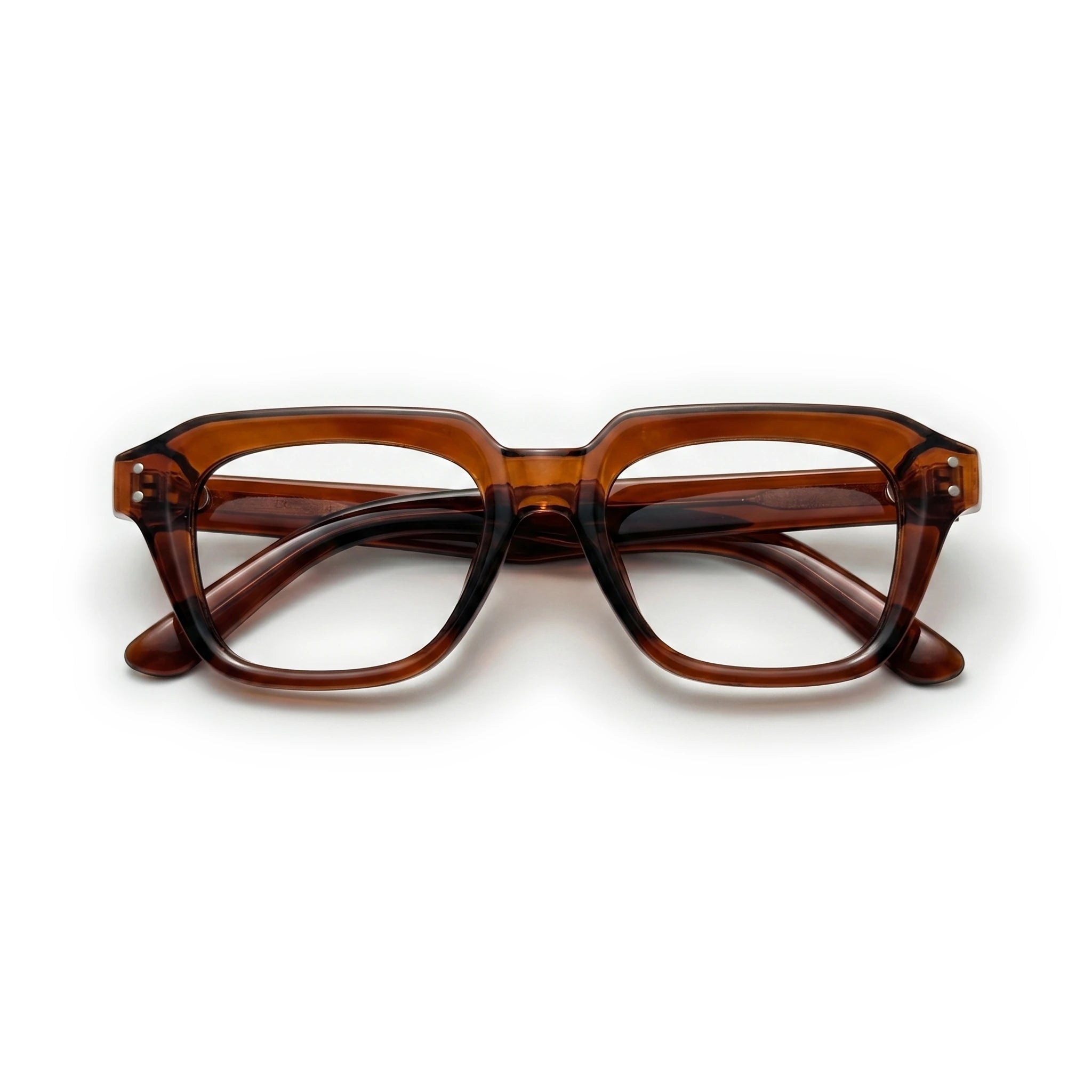 Loam Brown Square Eyeglasses