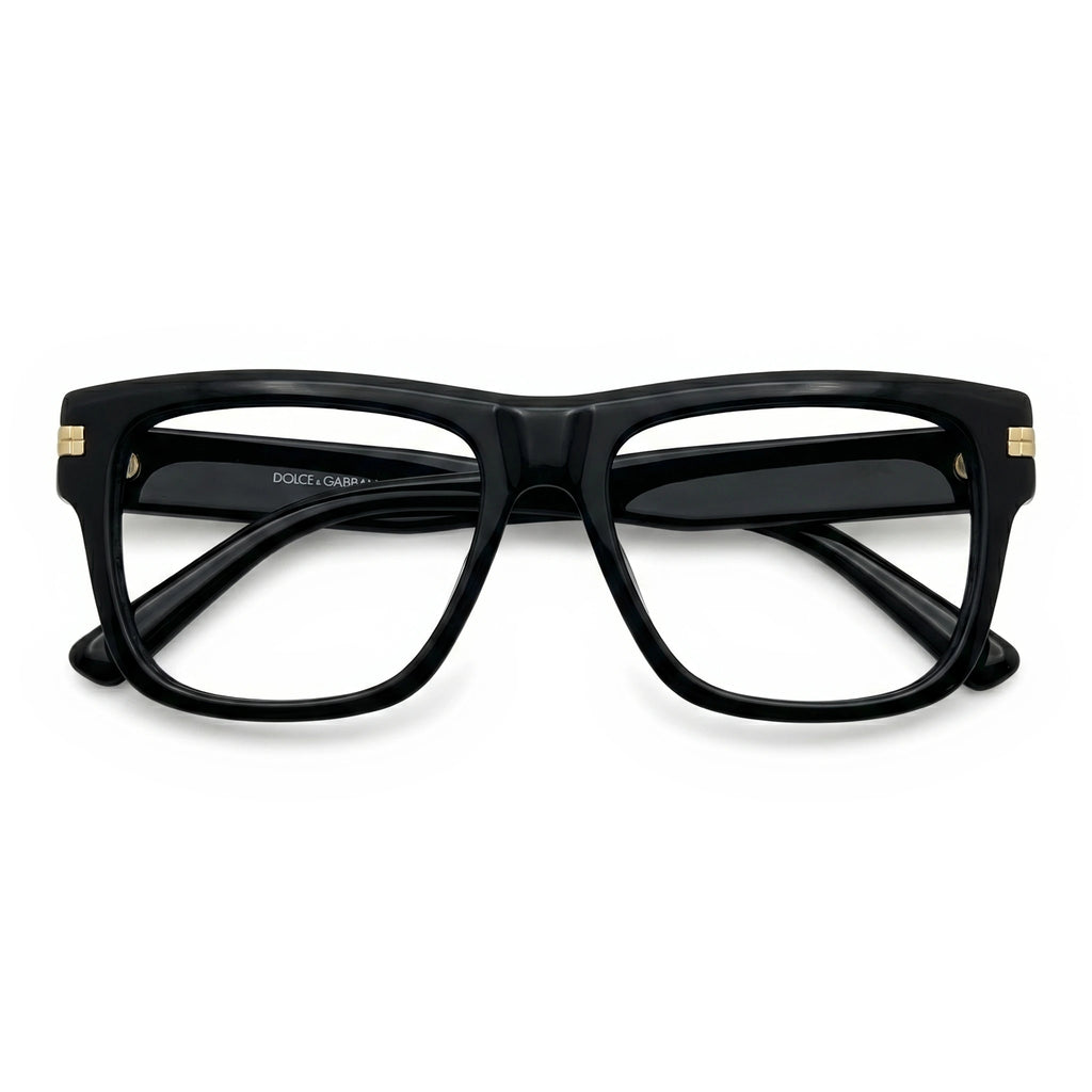Bloc Black Square Eyeglasses