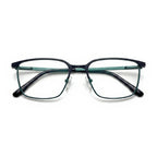 Pax Teal Rectangle Eyeglasses