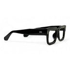 Bravik Black Rectangle Eyeglasses folded