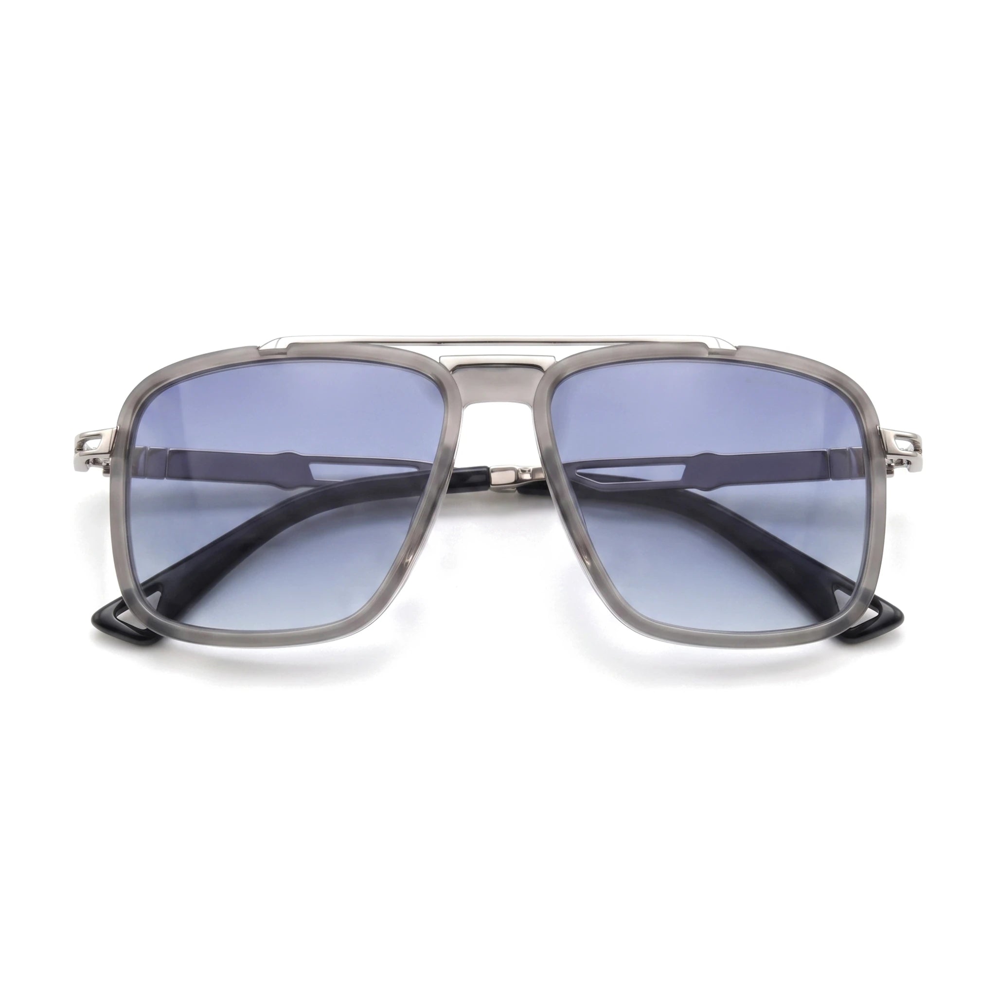 Cinder Gray Square Sunglasses folded
