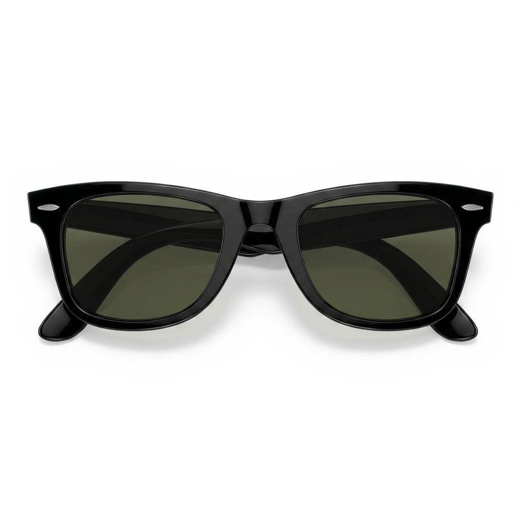 Dune Black Wayfarer Sunglasses