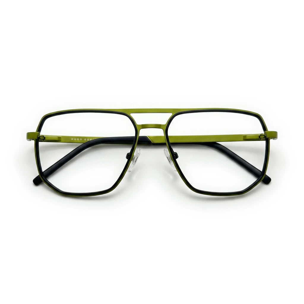 Cord Green Aviator Eyeglasses