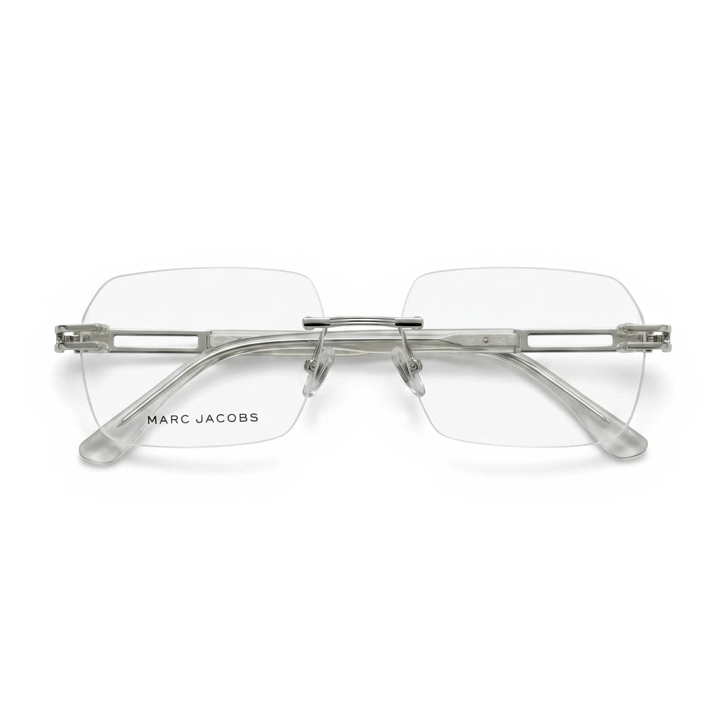 Wisp Silver Rectangle Eyeglasses