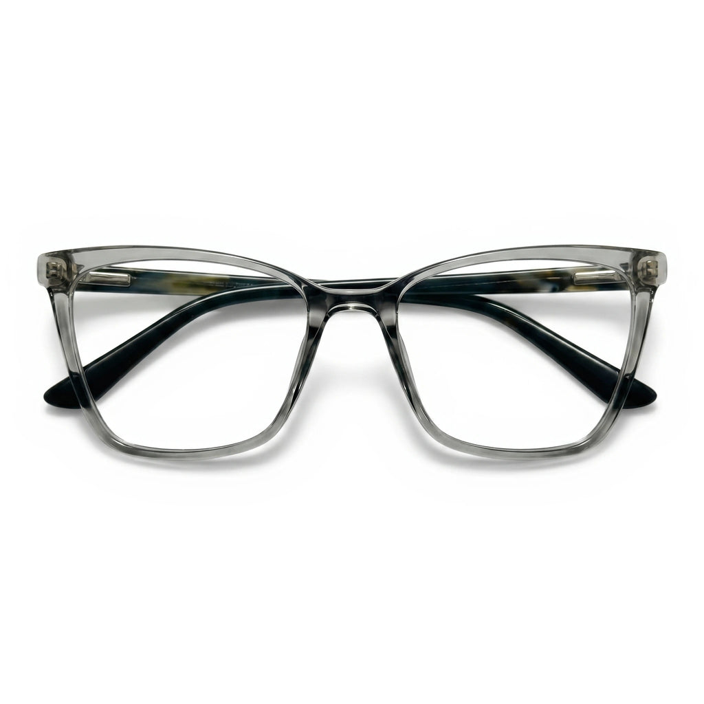 Brace Gray Square Eyeglasses