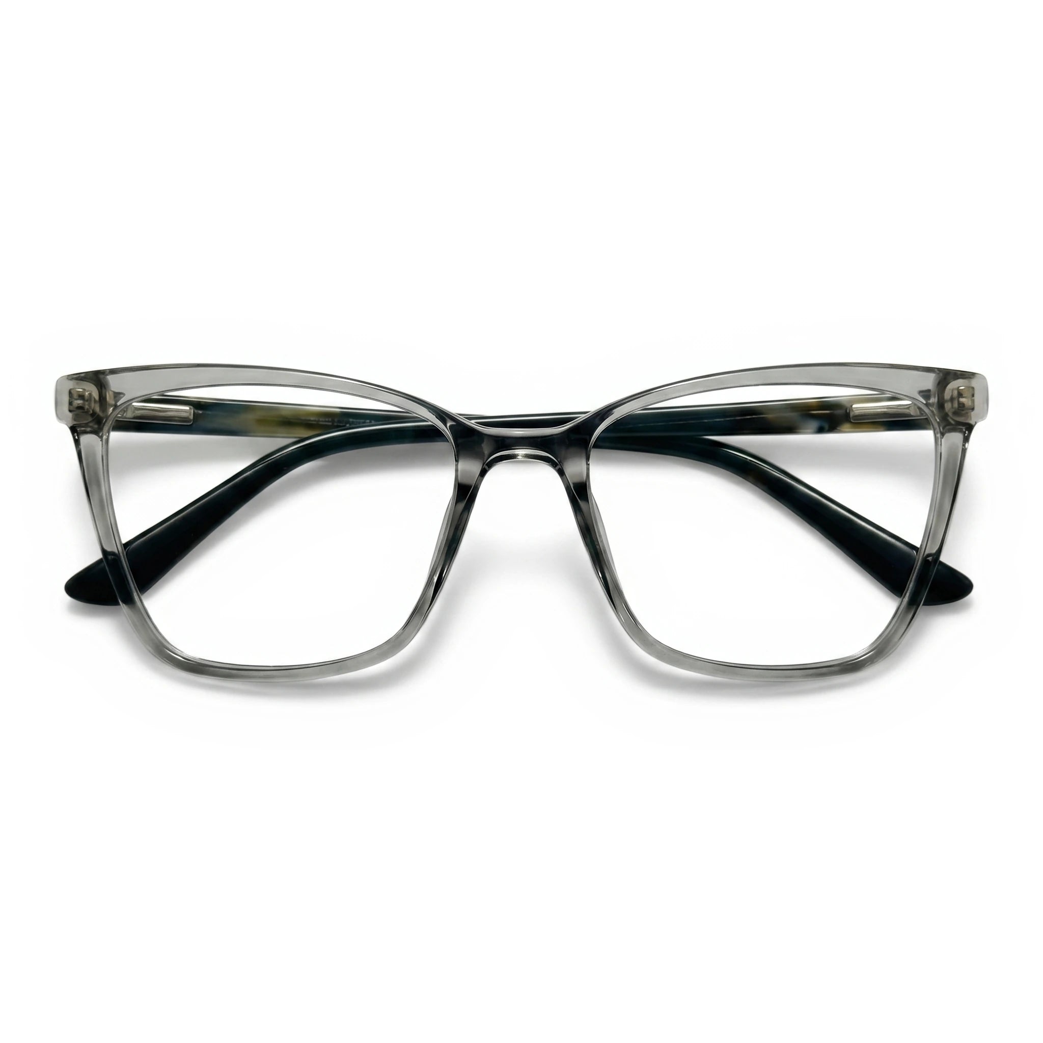 Brace Gray Square Eyeglasses