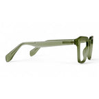 Celvoro Olive Rectangle Eyeglasses folded