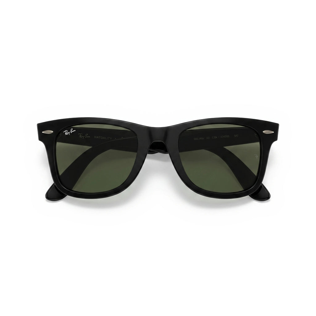 Ridge Black Wayfarer Sunglasses