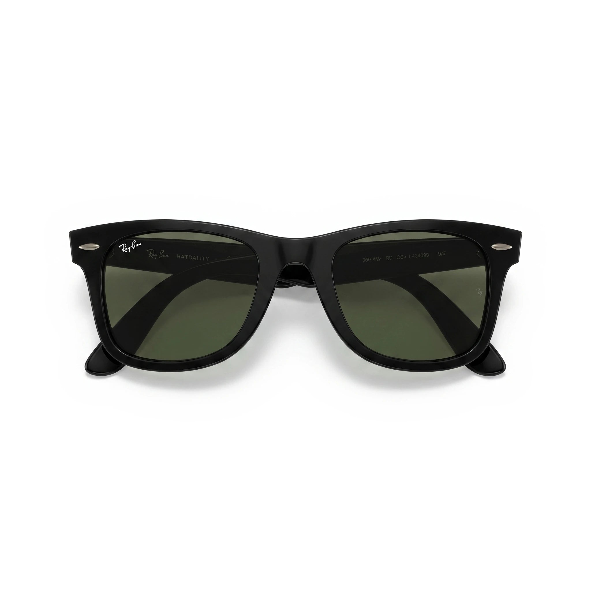 Ridge Black Wayfarer Sunglasses