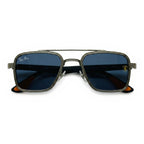 Strike Silver Square Sunglasses