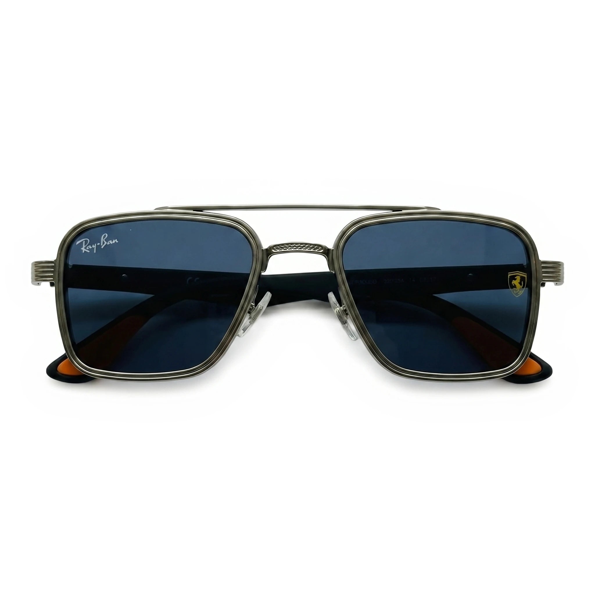 Strike Silver Square Sunglasses