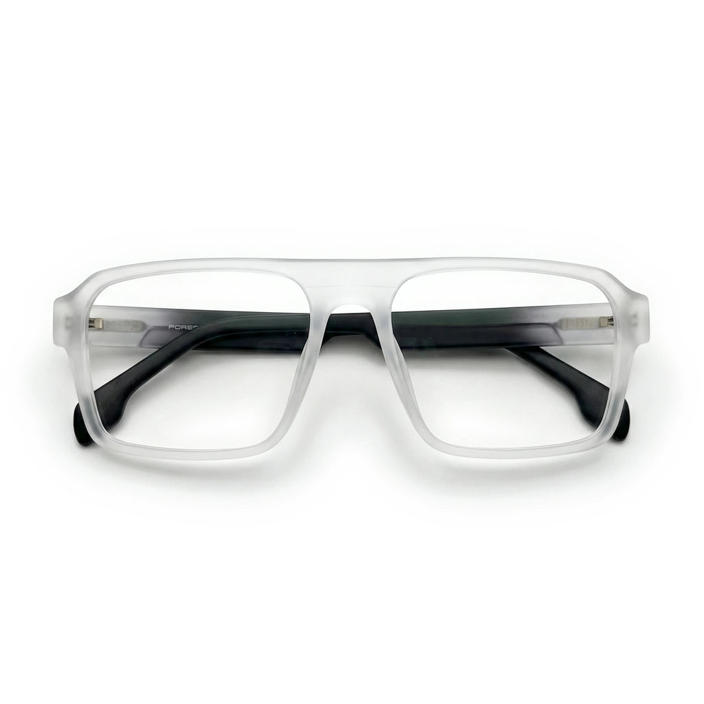 Blok Transparent Rectangle Eyeglasses