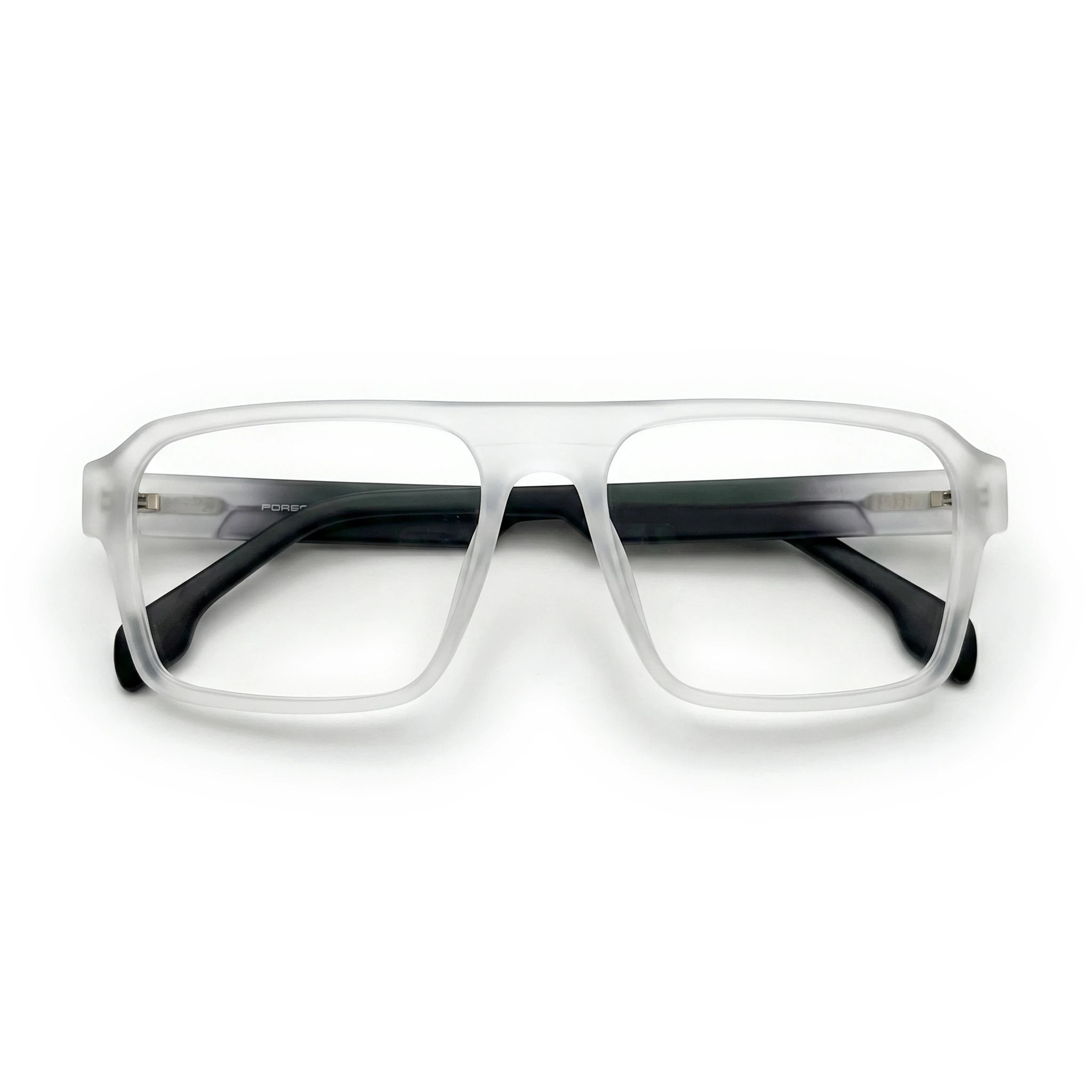 Blok Transparent Rectangle Eyeglasses