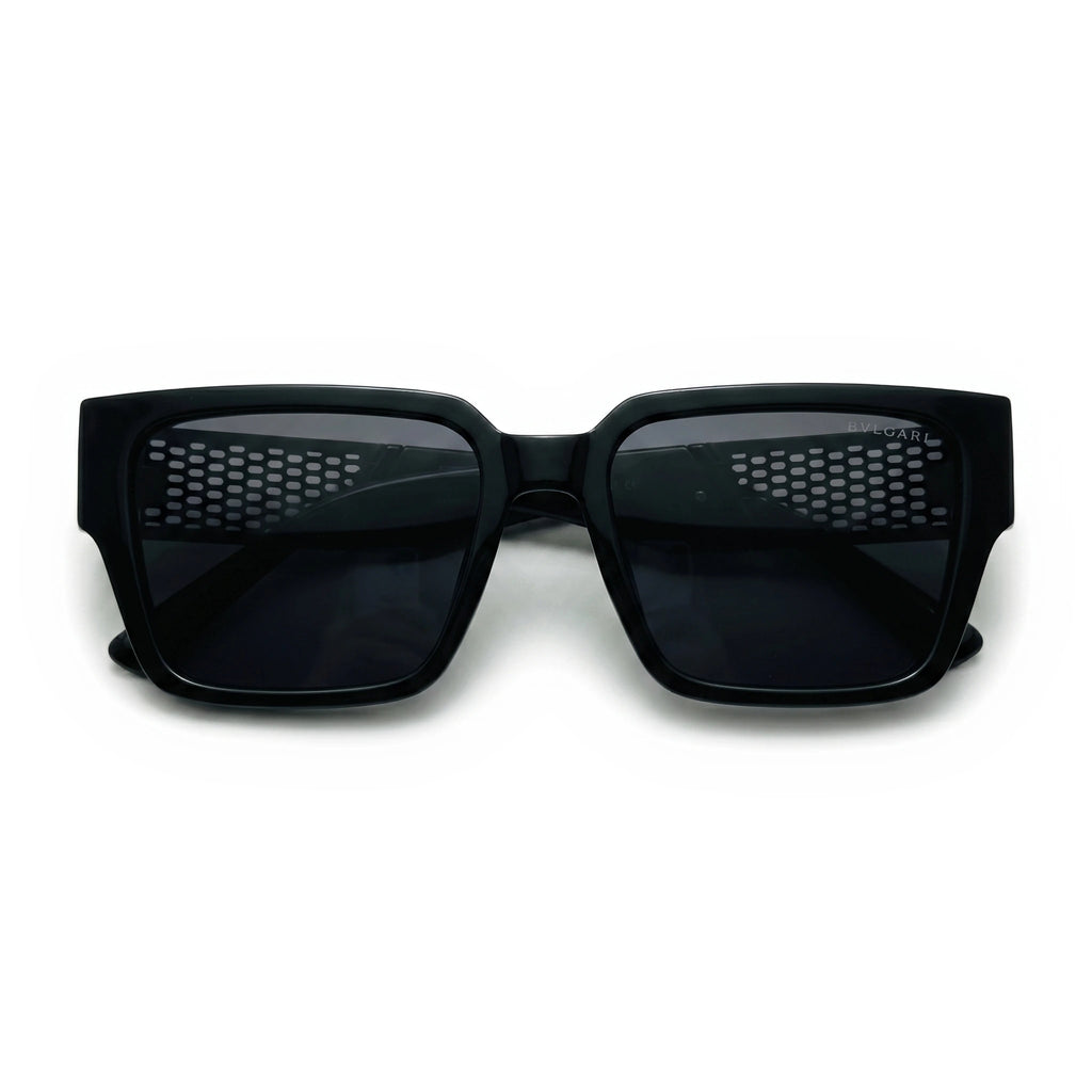 Stark Black Square Sunglasses