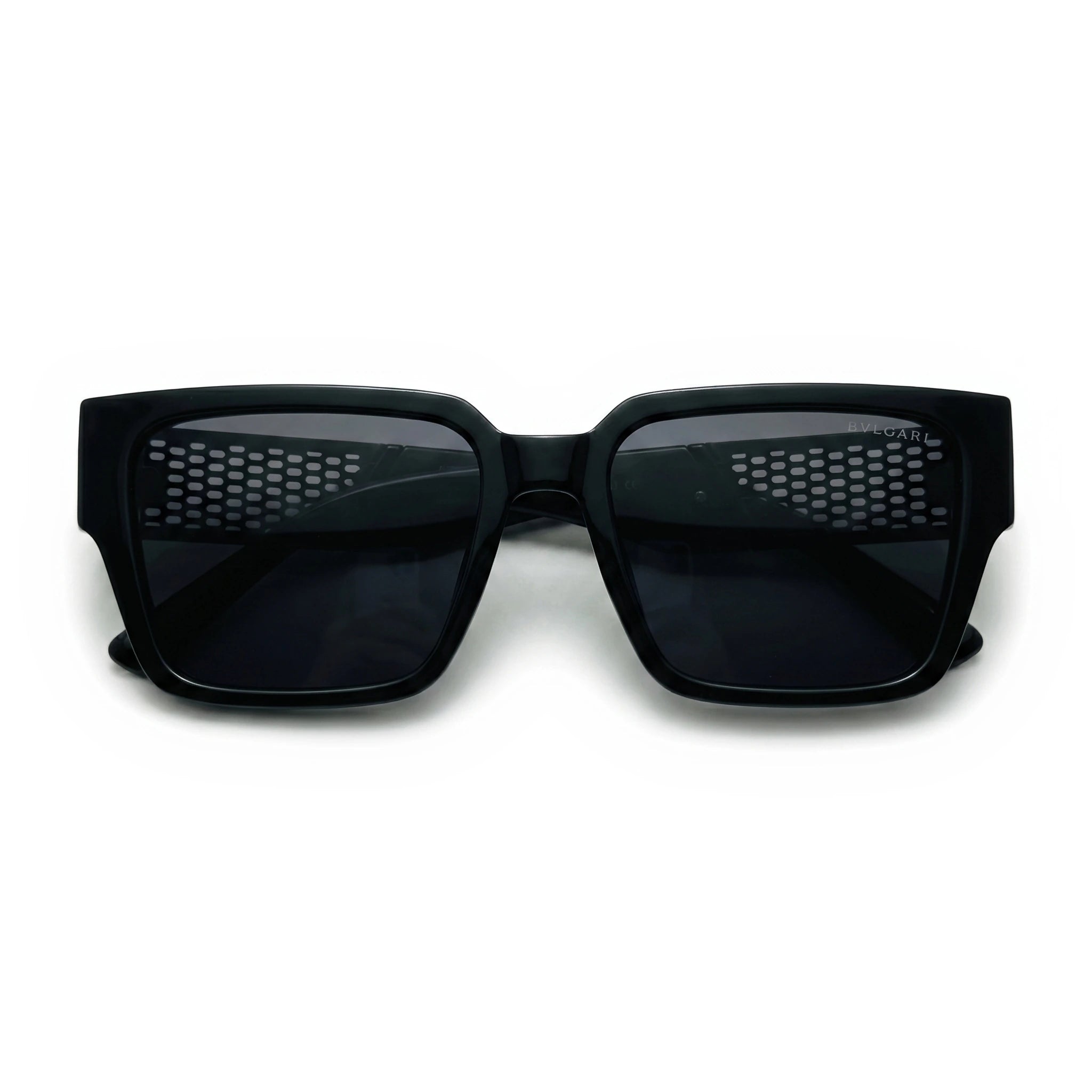 Stark Black Square Sunglasses