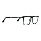 Zeyric Black Rectangle Eyeglasses folded