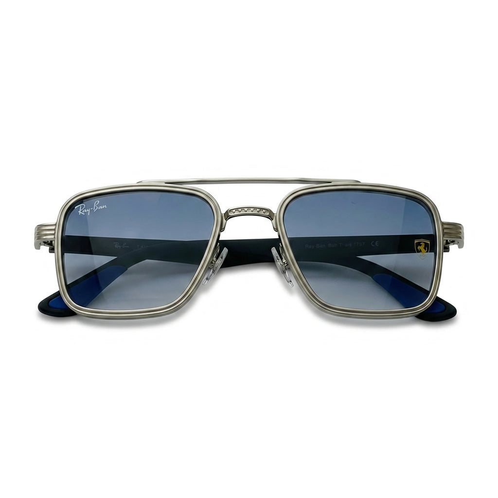 Strike Blue Square Sunglasses