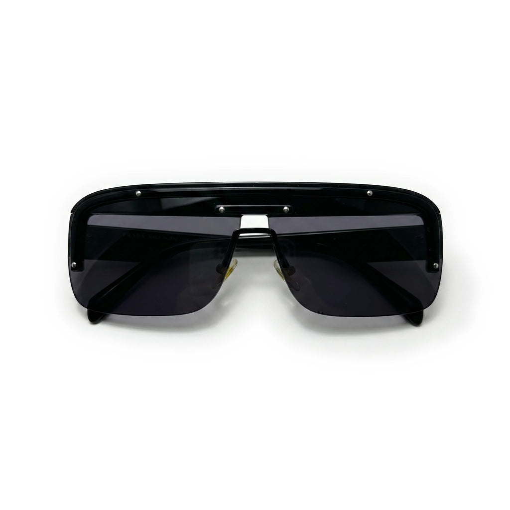 Knox Black Rectangle Sunglasses