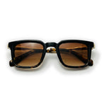 Surge Brown Square Sunglasses