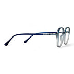 Neril Sky blue Round Eyeglasses folded