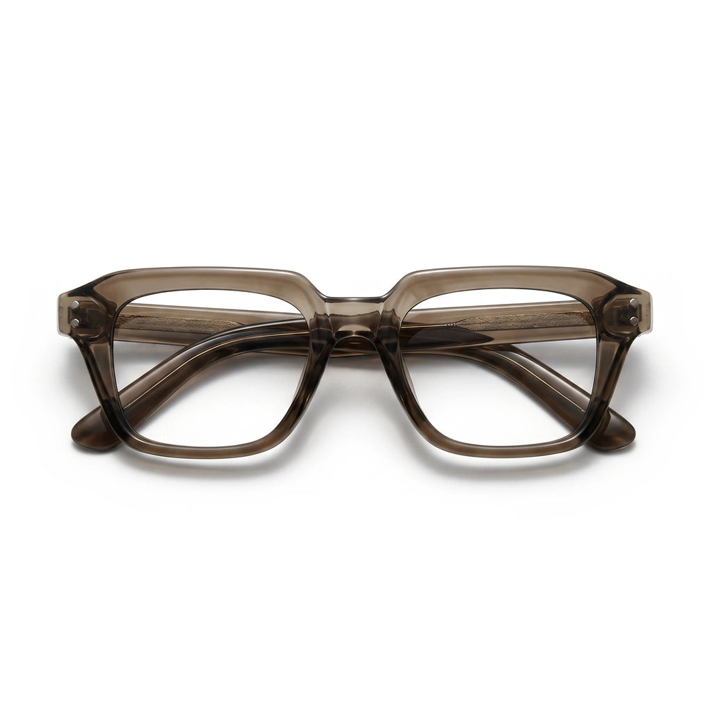 Loam Gray Square Eyeglasses