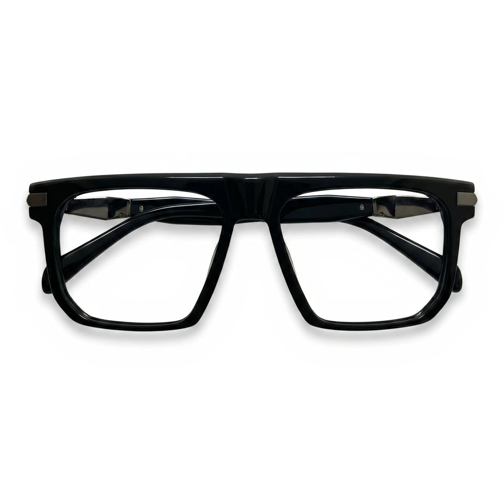 Kade Black Rectangle Eyeglasses