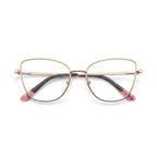 Kite Green Cat Eye Eyeglasses folded
