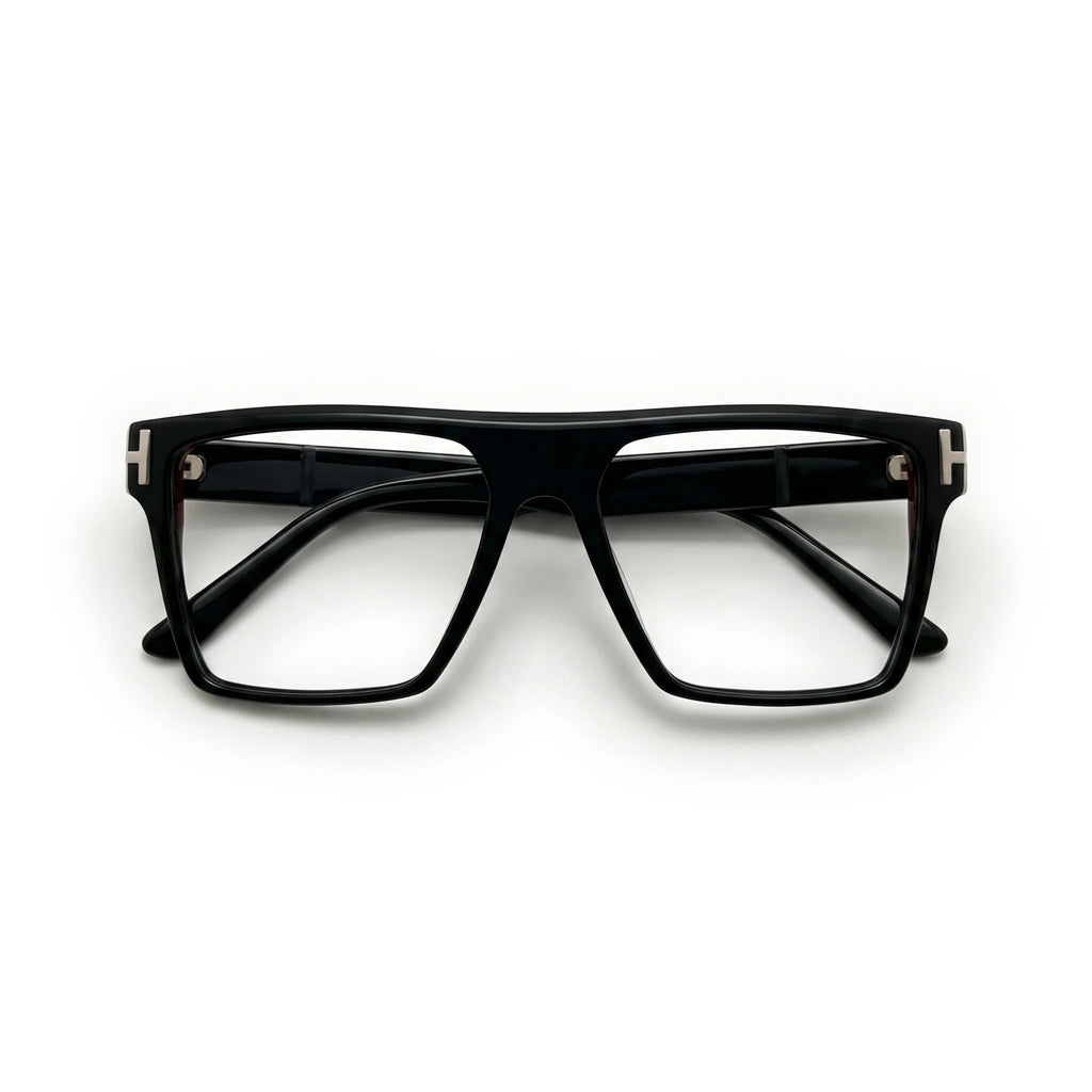 Vault Black Square Eyeglasses