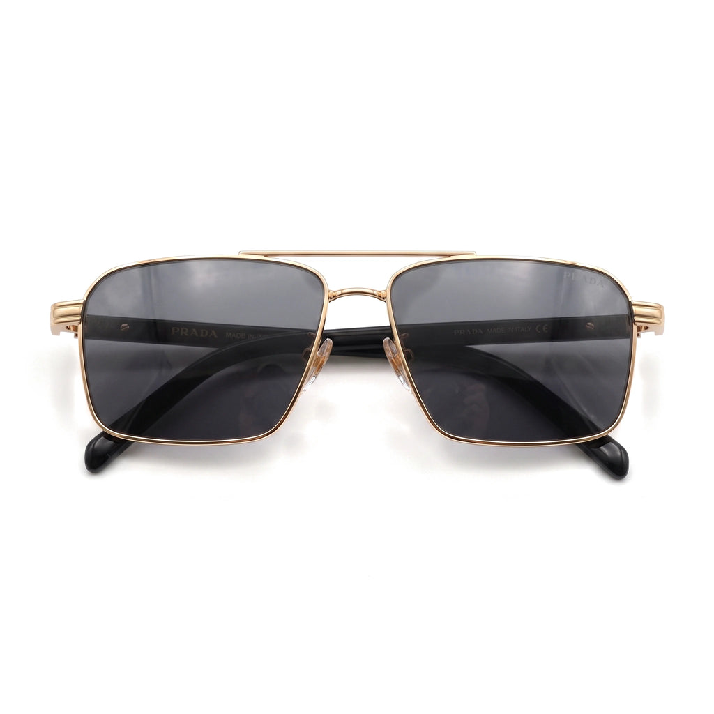 Torin Gold Aviator Sunglasses folded