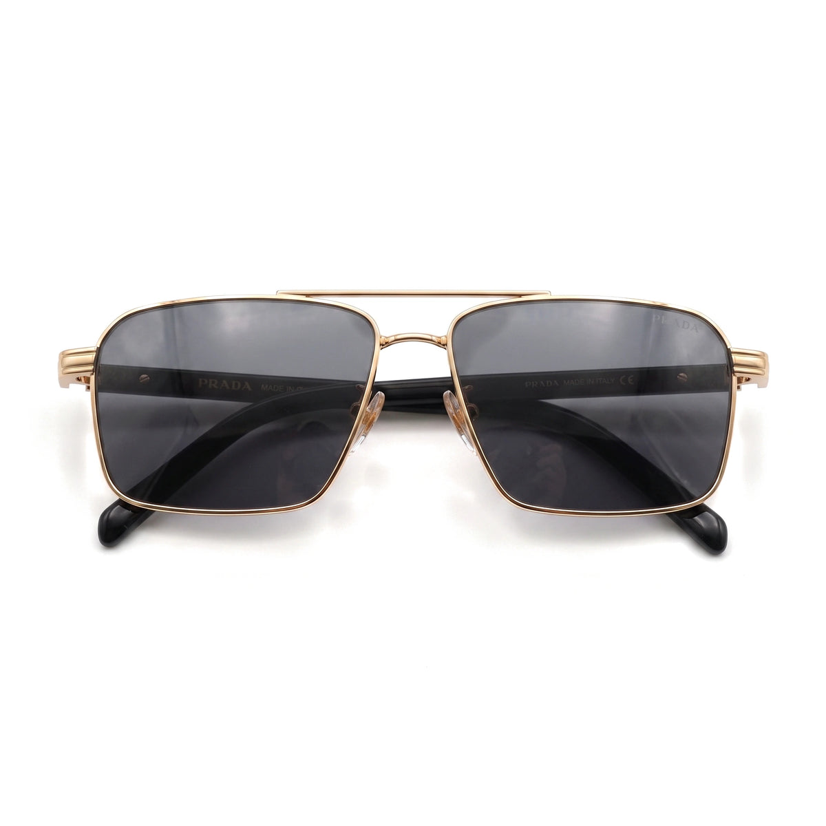 Torin Gold Aviator Sunglasses folded
