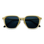 Crest Gold Square Sunglasses