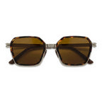 Vector Brown Square Sunglasses