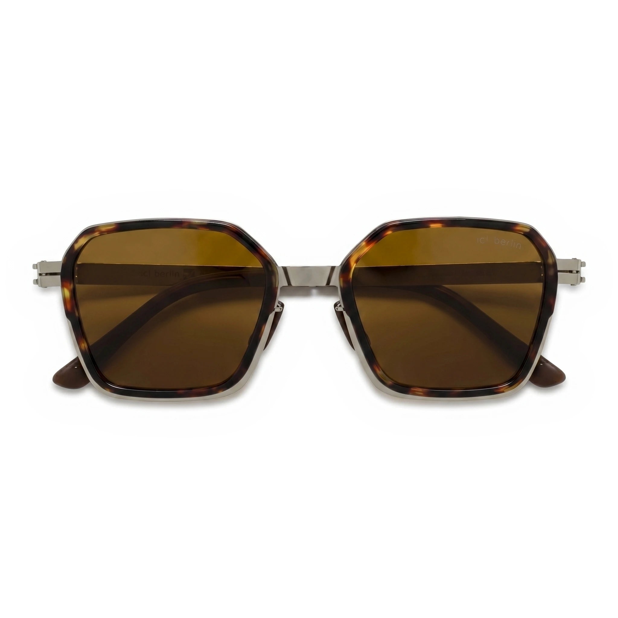 Vector Brown Square Sunglasses