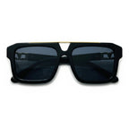 Atlas Black Square Sunglasses