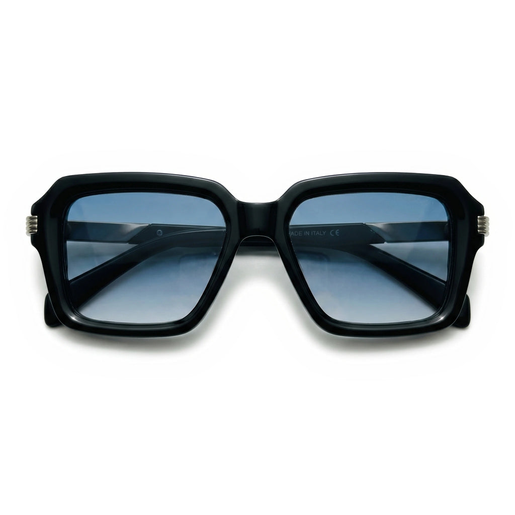 Slate Black Square Sunglasses