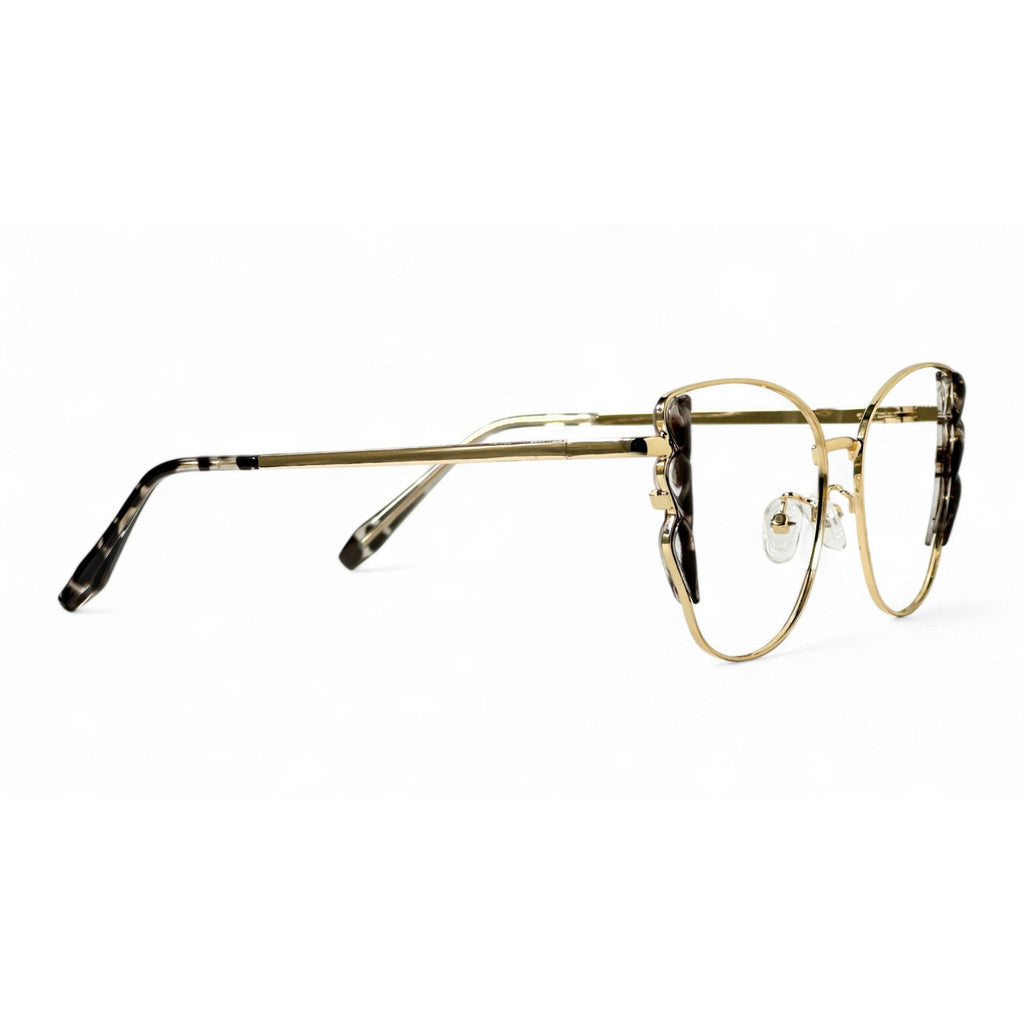 Feriva Black Cat Eye Eyeglasses folded