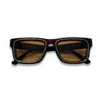 Gauge Black Square Sunglasses
