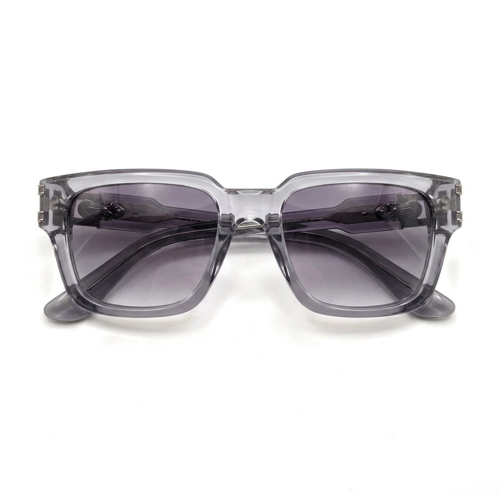Bastion Gray Square Sunglasses folded