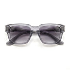 Bastion Gray Square Sunglasses folded