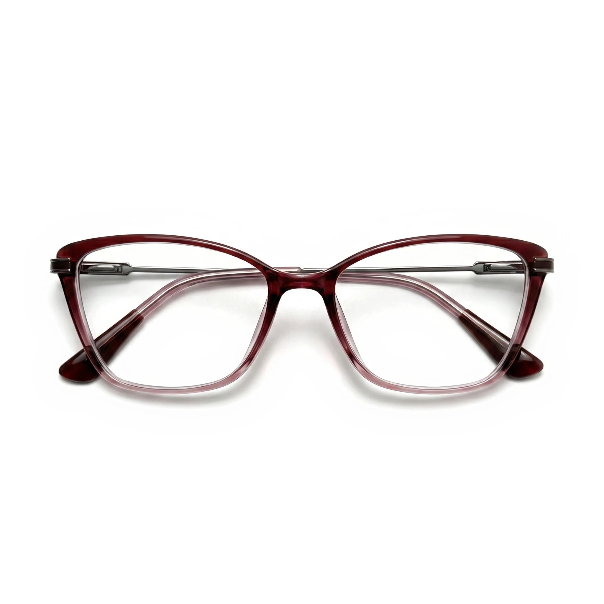 Isla Maroon Cat Eye Eyeglasses