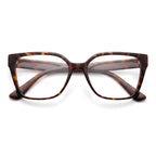 Calla Brown Square Eyeglasses folded