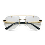 Crest Gold Aviator Eyeglasses