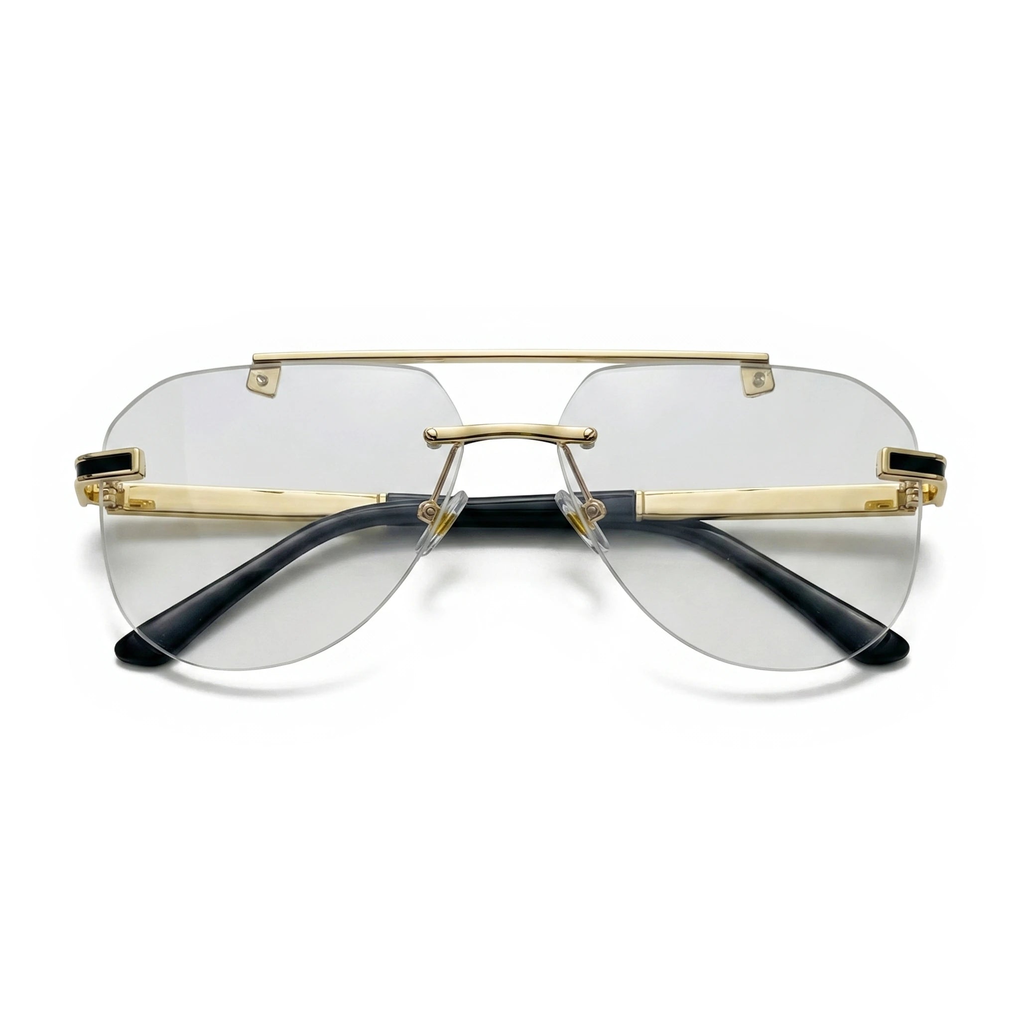 Crest Gold Aviator Eyeglasses
