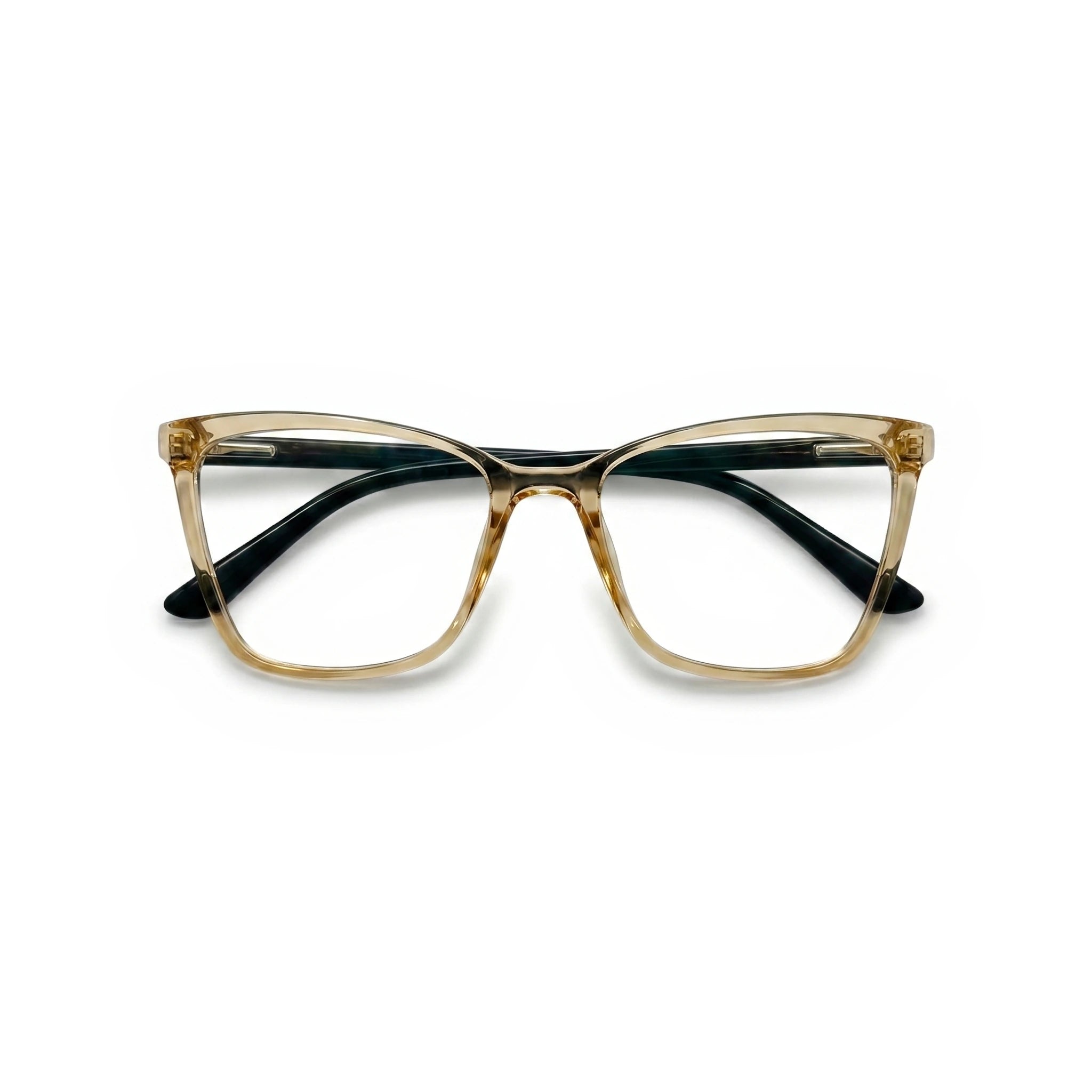 Brace Beige Square Eyeglasses