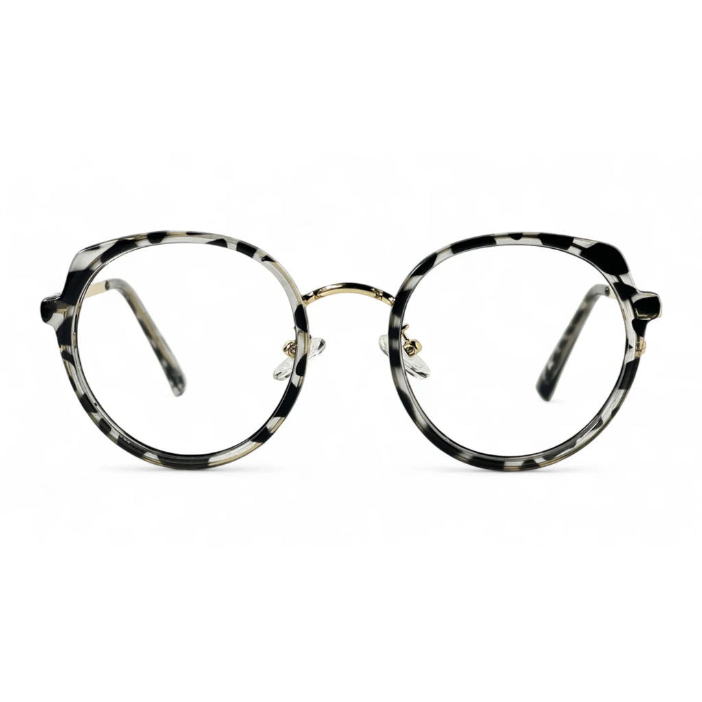 Ardell Tortoise Round Eyeglasses front view